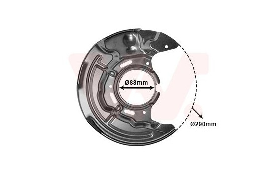 Splash Panel, brake disc