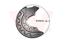 Splash Panel, brake disc