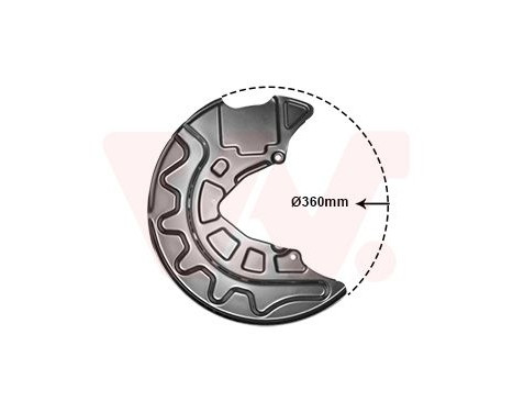 Splash Panel, brake disc