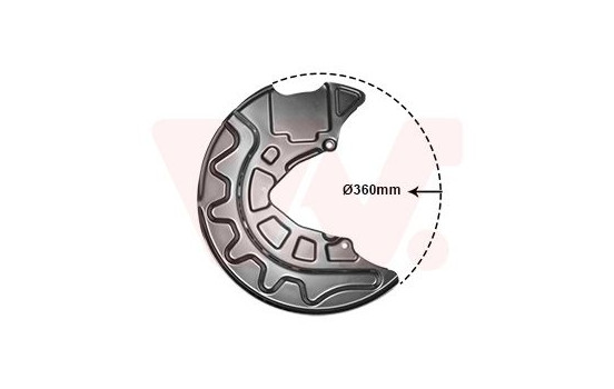 Splash Panel, brake disc