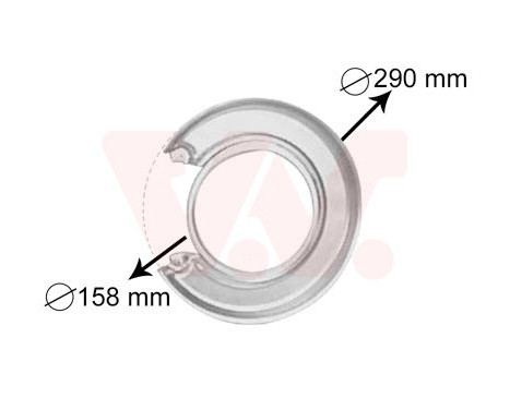 Splash Panel, brake disc, Image 2