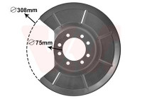 Splash Panel, brake disc