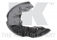 Splash Panel, brake disc