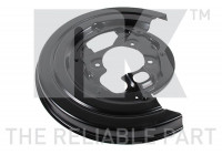 Splash Panel, brake disc