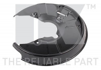 Splash Panel, brake disc
