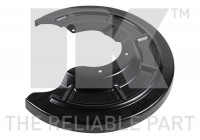 Splash Panel, brake disc