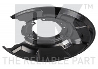 Splash Panel, brake disc