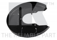Splash Panel, brake disc