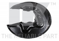 Splash Panel, brake disc