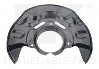 Splash Panel, brake disc