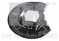 Splash Panel, brake disc