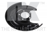 Splash Panel, brake disc