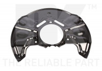 Splash Panel, brake disc