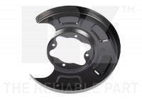 Splash Panel, brake disc