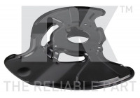 Splash Panel, brake disc