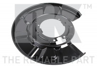 Splash Panel, brake disc