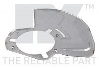 Splash Panel, brake disc