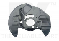 Splash Panel, brake disc