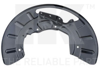 Splash Panel, brake disc