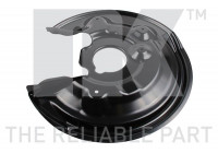 Splash Panel, brake disc