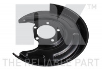 Splash Panel, brake disc