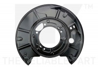 Splash Panel, brake disc