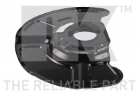 Splash Panel, brake disc