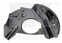 Splash Panel, brake disc