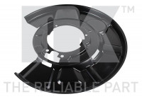 Splash Panel, brake disc