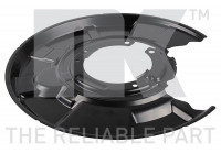 Splash Panel, brake disc