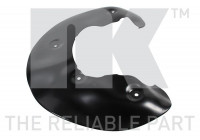 Splash Panel, brake disc