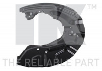 Splash Panel, brake disc