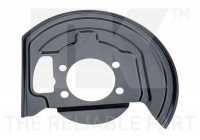 Splash Panel, brake disc