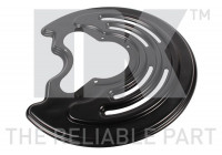 Splash Panel, brake disc