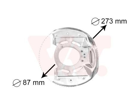 Splash Panel, brake disc, Image 2