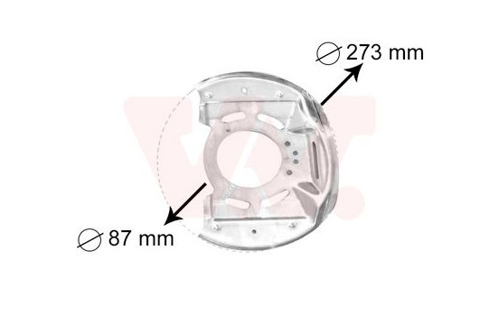 Splash Panel, brake disc, Image 2