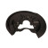 Splash Panel, brake disc