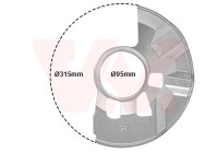 Splash Panel, brake disc