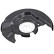 Splash Panel, brake disc