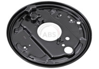 Splash Panel, brake disc