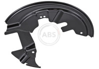 Splash Panel, brake disc
