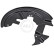 Splash Panel, brake disc