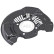 Splash Panel, brake disc