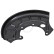 Splash Panel, brake disc
