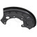Splash Panel, brake disc