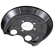 Splash Panel, brake disc