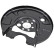 Splash Panel, brake disc