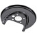 Splash Panel, brake disc
