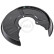 Splash Panel, brake disc