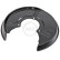 Splash Panel, brake disc